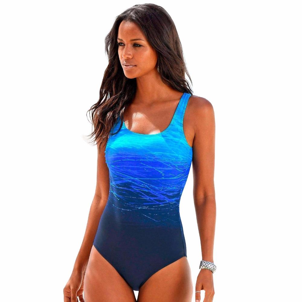 Maillot de bain femme élégant monocouche