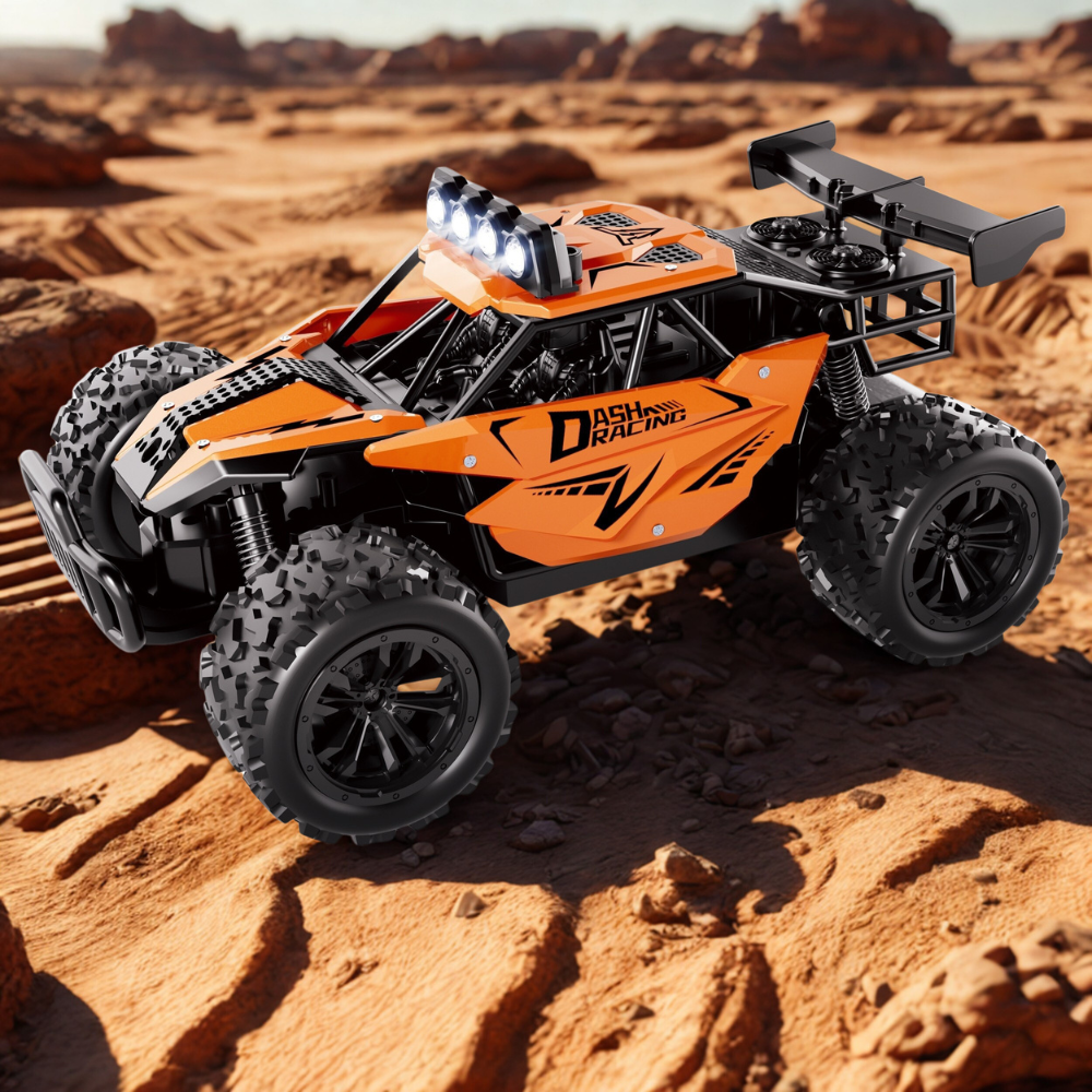 Voiture RC Métallique 1:16 avec Batterie Double Puissance