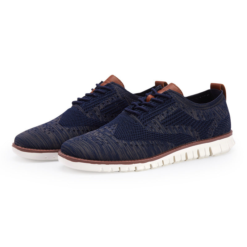Baskets Ville Respirantes Bleu Foncé Homme