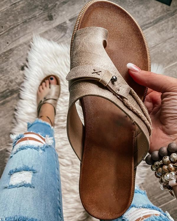 Sandales Mule Femme Cuir Écologique - Mules Confortables avec Semelle Douce