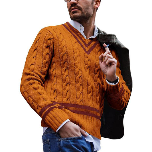 Pull Câblé Homme Classique Pour Tous Les Jours - LuxeStyle