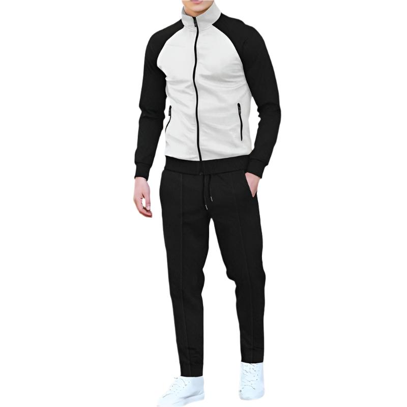 Veste de sport décontractée marron noir homme