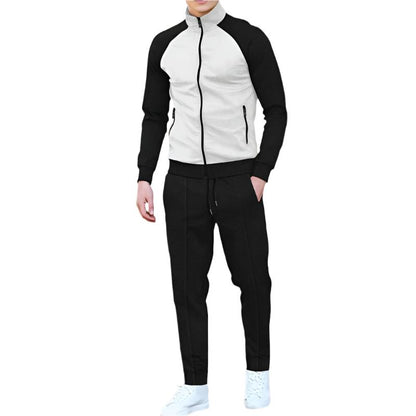 Veste de sport décontractée marron noir homme