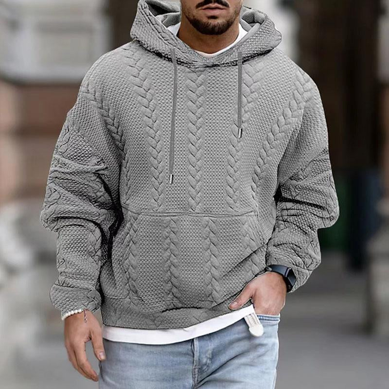Sweat À Capuche Détente Pour Homme Avec Poche Avant - LuxeStyle