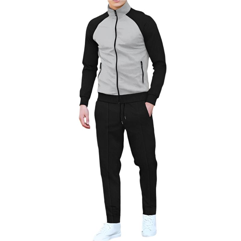Veste de sport décontractée marron noir homme