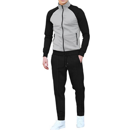 Veste de sport décontractée marron noir homme
