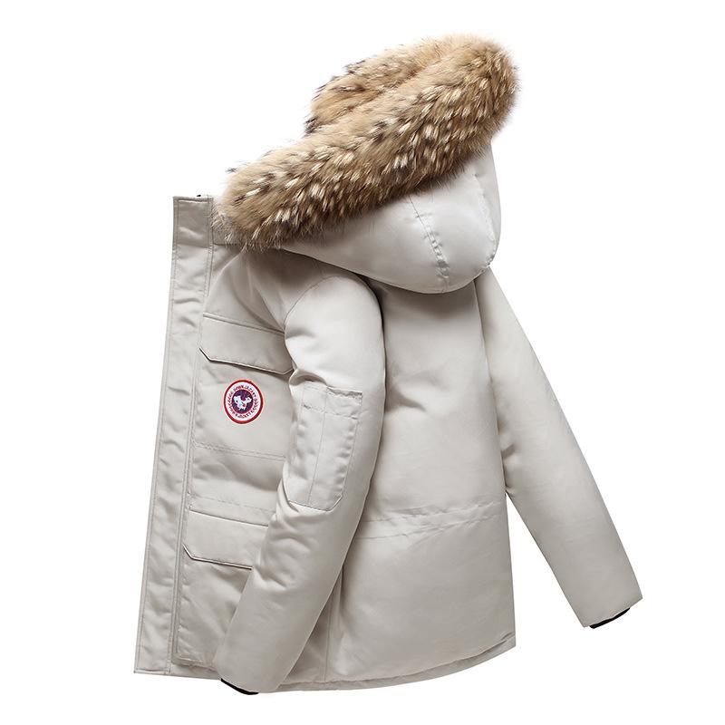 Doudoune Homme Hivernale Épaisse et Chaude avec Capuche Fourrée - LuxeStyle