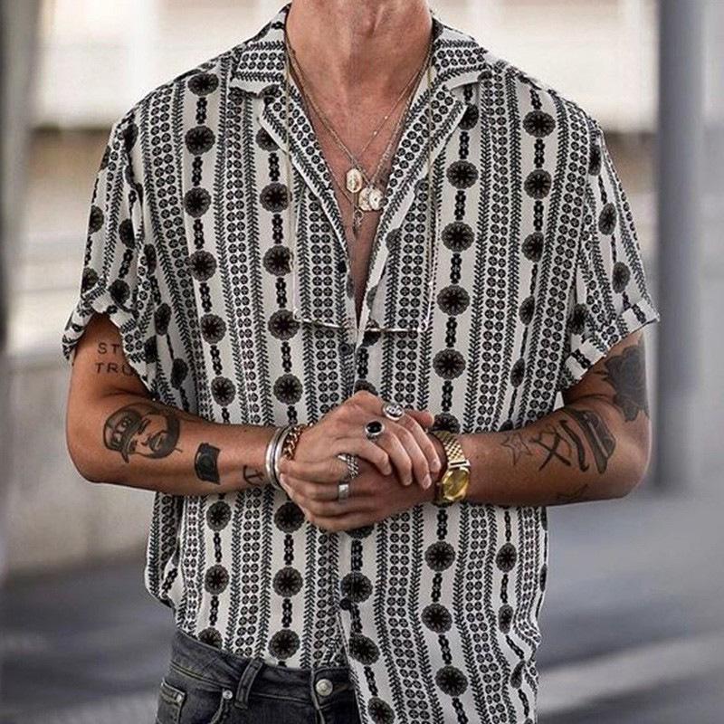 Chemise Homme Manches Longues Décontractée Été - LuxeStyle