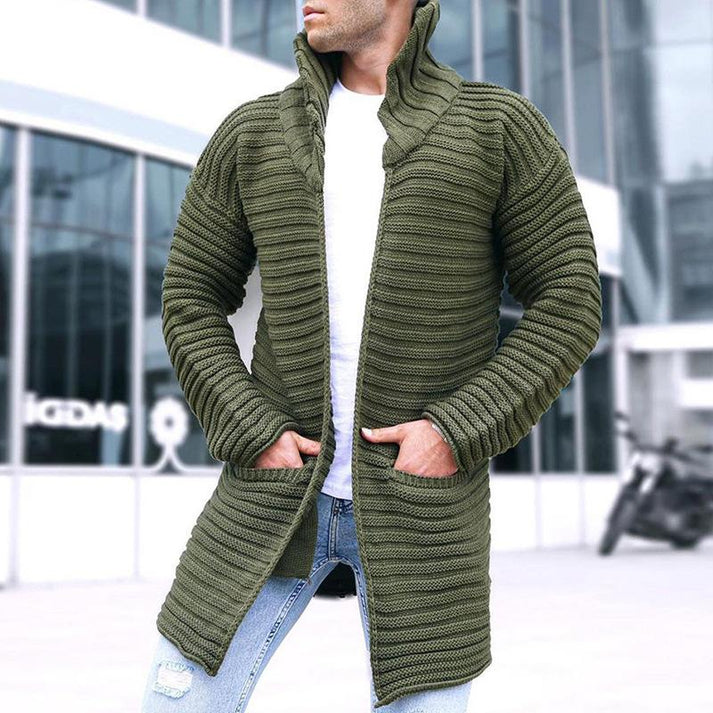 Manteau Homme Mi-long Élégant pour Hiver