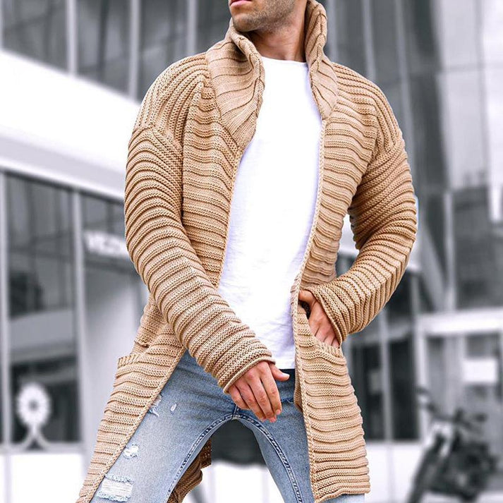 Manteau Homme Mi-long Élégant pour Hiver