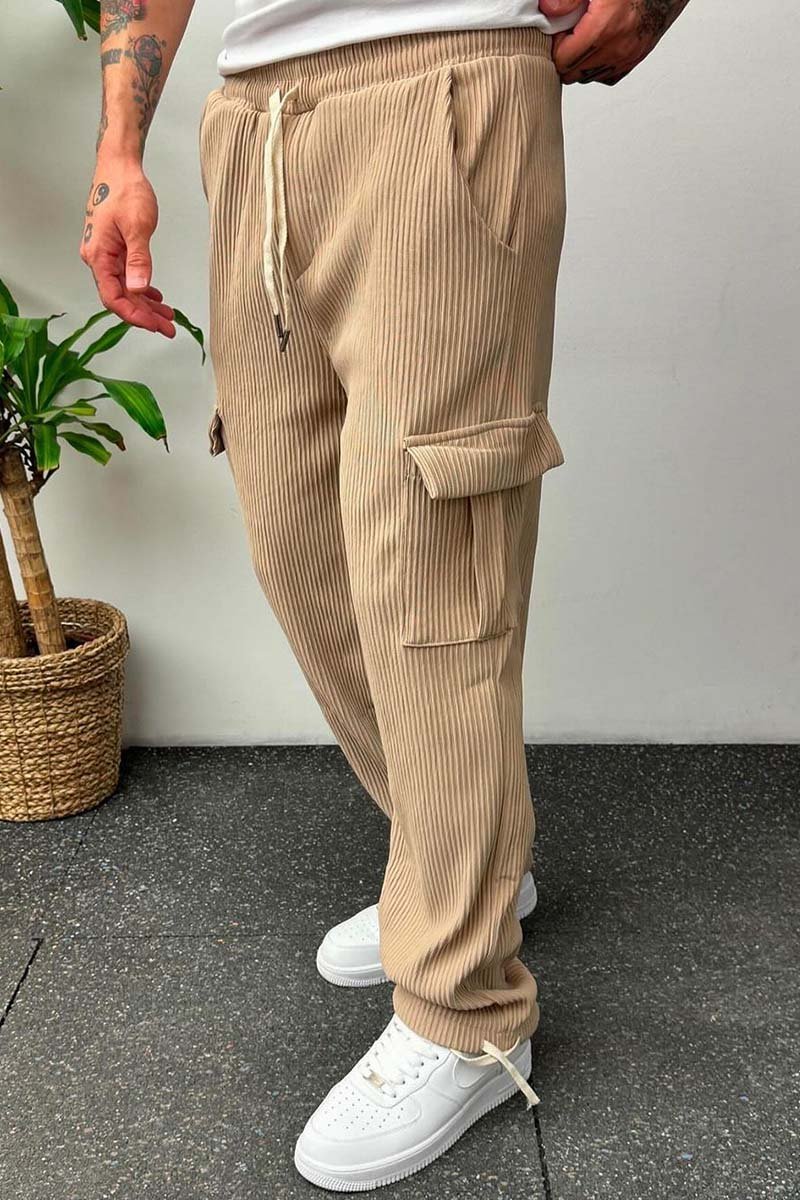 Pantalon Classique Confort pour Homme avec Ceinture Élastique - LuxeStyle