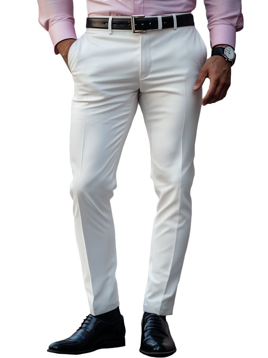 Pantalon Costume Classique Taille Slim pour Homme