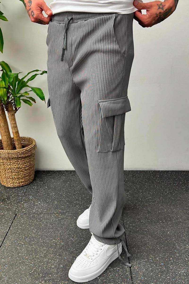 Pantalon Classique Confort pour Homme avec Ceinture Élastique