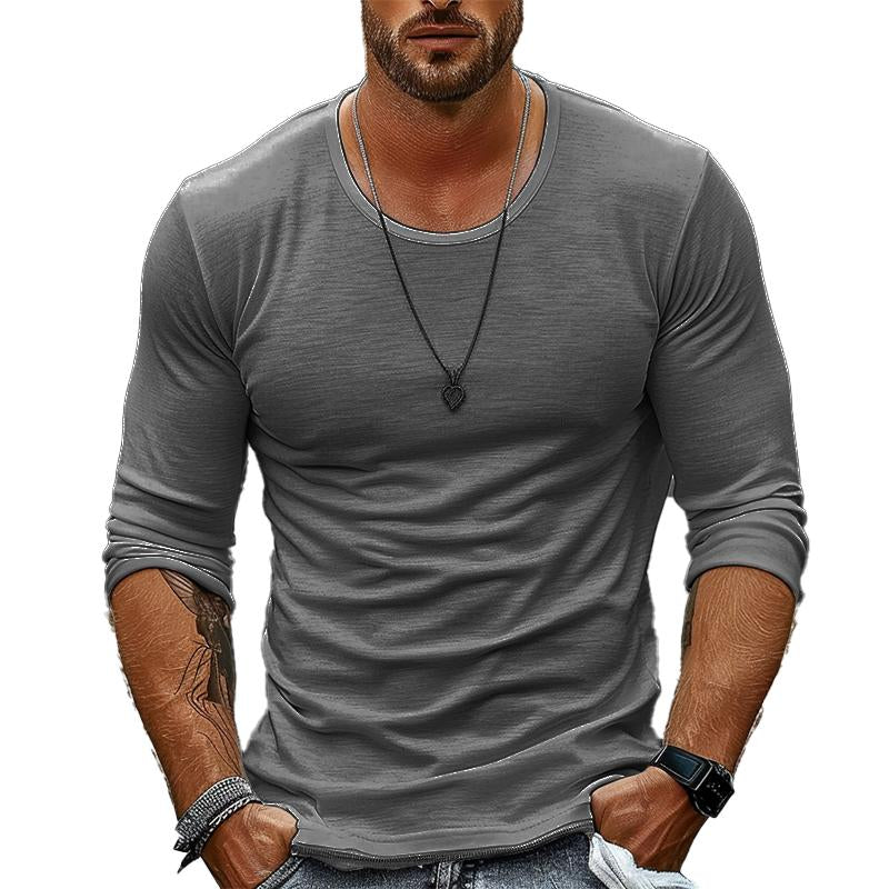T-shirt Homme Décontracté Manches Longues