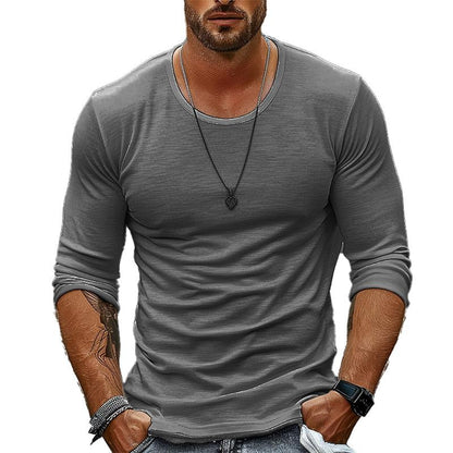 T-shirt Homme Décontracté Manches Longues