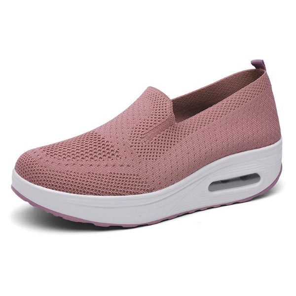 Baskets Femme Rose Confort Antidérapantes