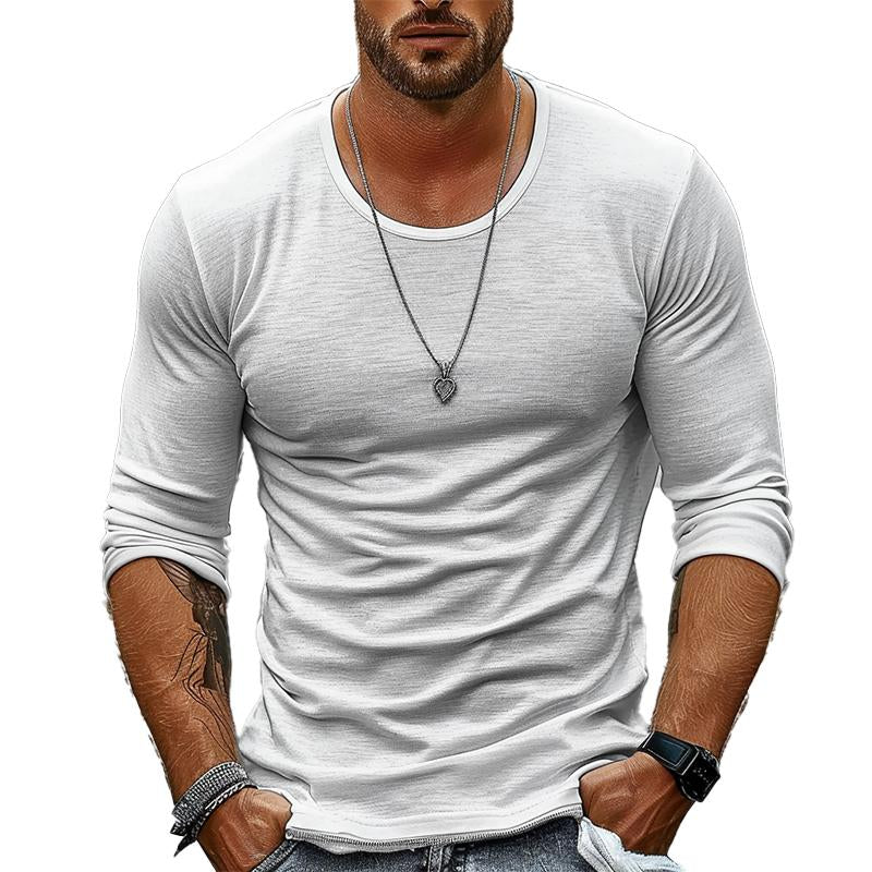 T-shirt Homme Décontracté Manches Longues