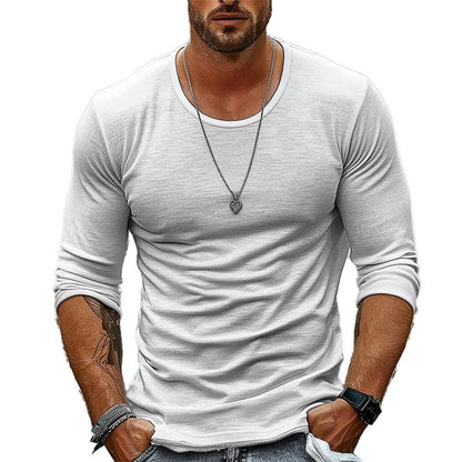 T-shirt Homme Décontracté Manches Longues