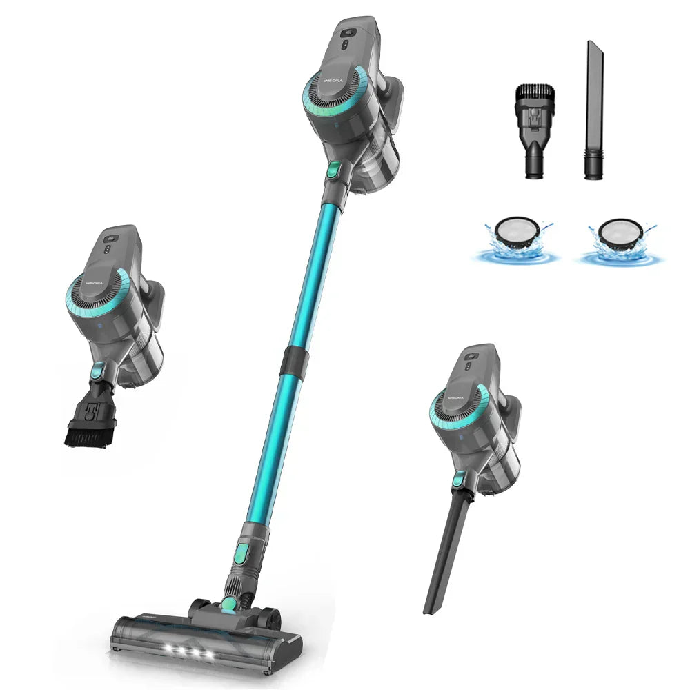 Aspirateur balai Portable avec Accessoires et Filtres Réutilisables - LuxeStyle