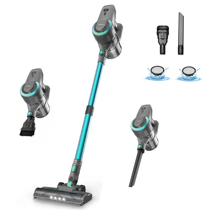 Aspirateur balai Portable avec Accessoires et Filtres Réutilisables - LuxeStyle