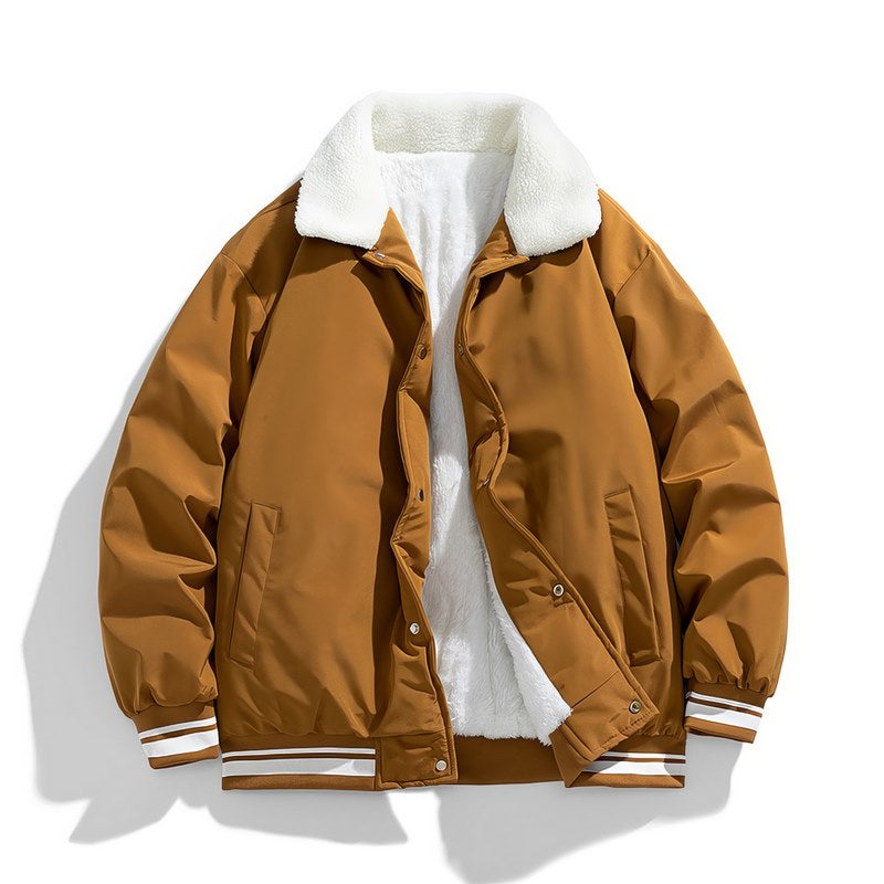 Veste Hiver Homme Col Montant et Coupe Dégagée - LuxeStyle