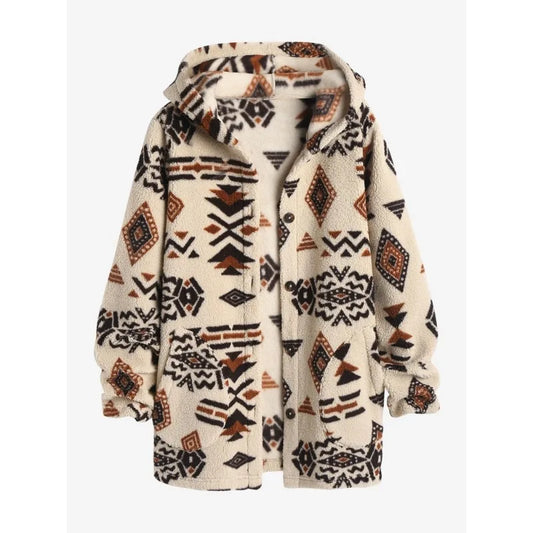 Cardigan Femme Hiver Douillet Imprimé - LuxeStyle