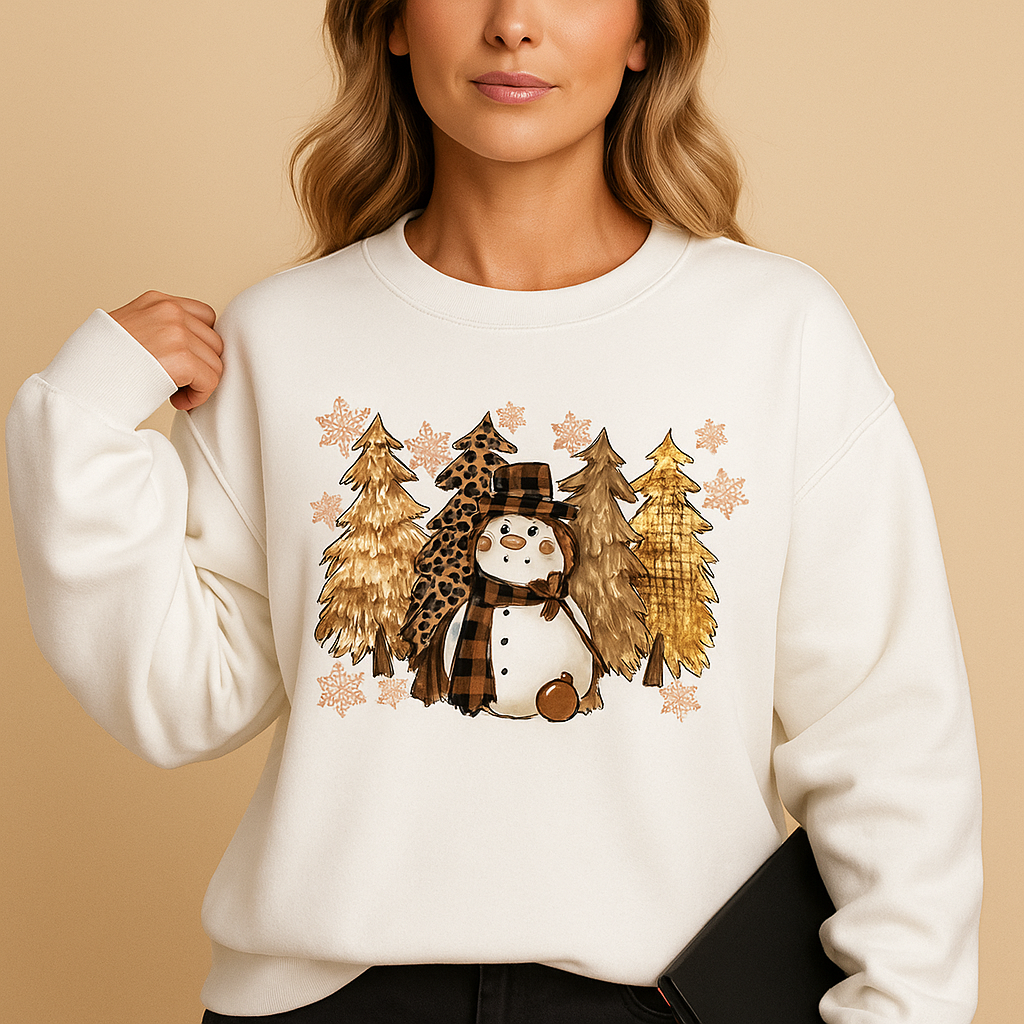 Sweat à manches longues féminin Noël Chat Mignon