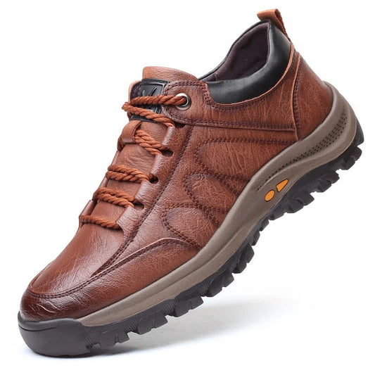 Bottes de marche en cuir robustes pour homme - LuxeStyle