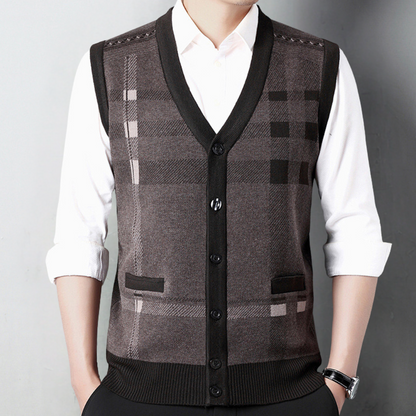 VIDOR - Gilet Tricoté pour Homme