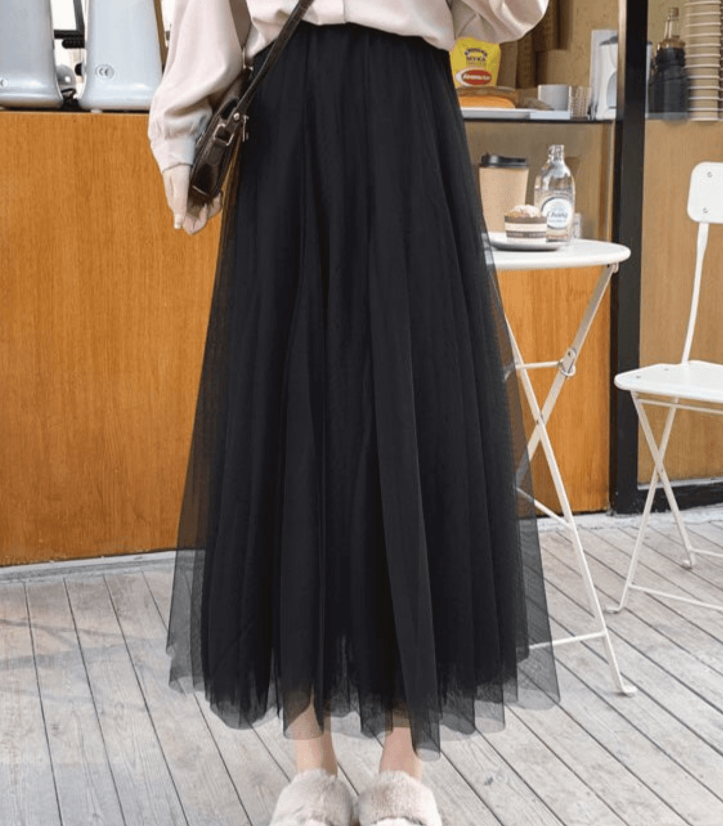 Jupe Femme Chic Mi-Longue Fluide - LuxeStyle