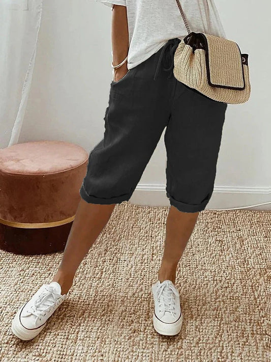 Shorts Élastiques Confort pour Femmes avec Poches - LuxeStyle
