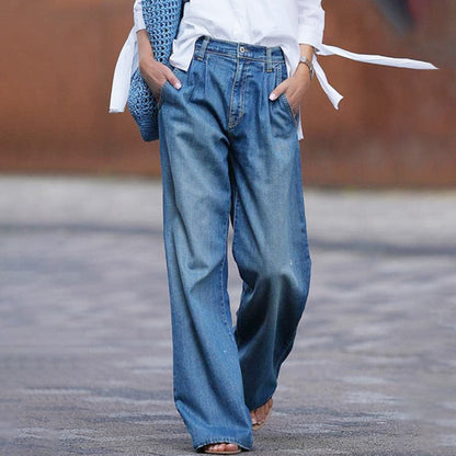 Jean Détente Femmes Confortable Quotidien - LuxeStyle