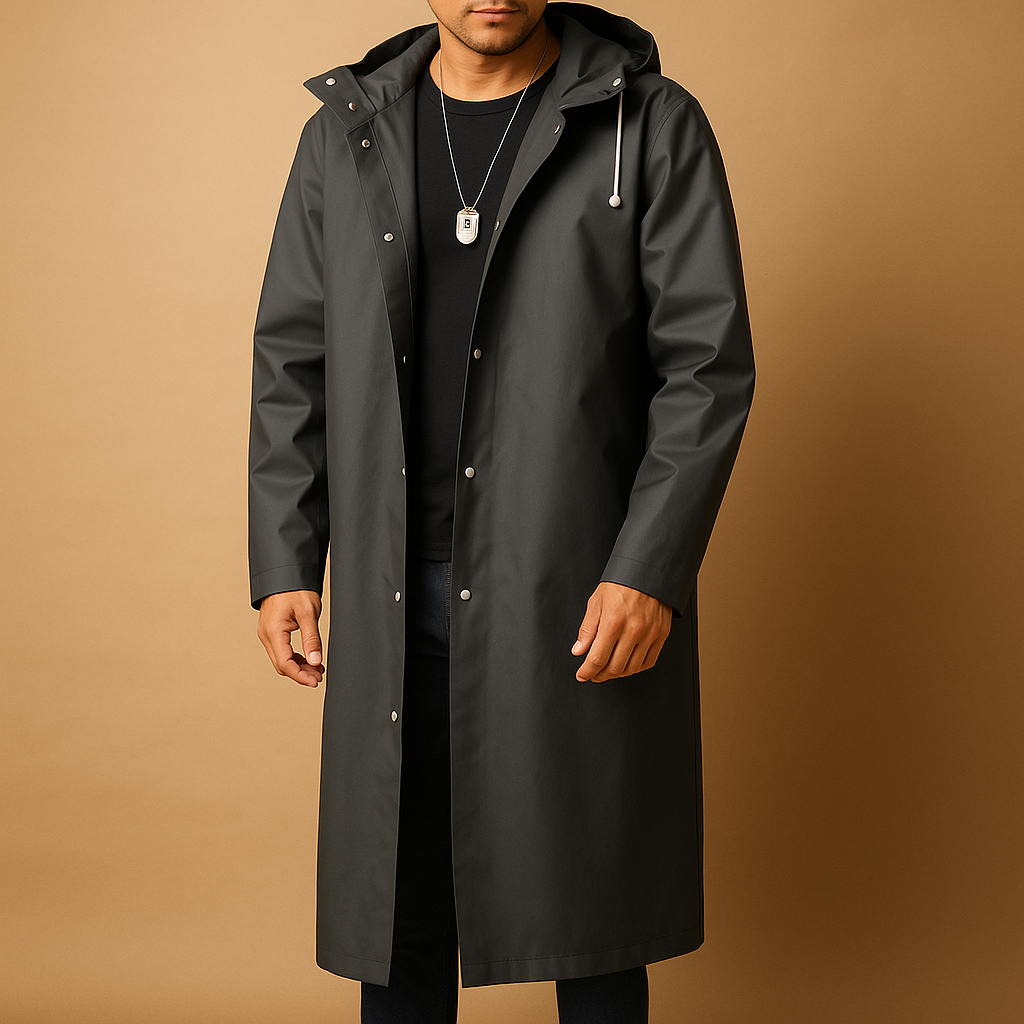 Parka Homme Étanche Noir Hiver - LuxeStyle