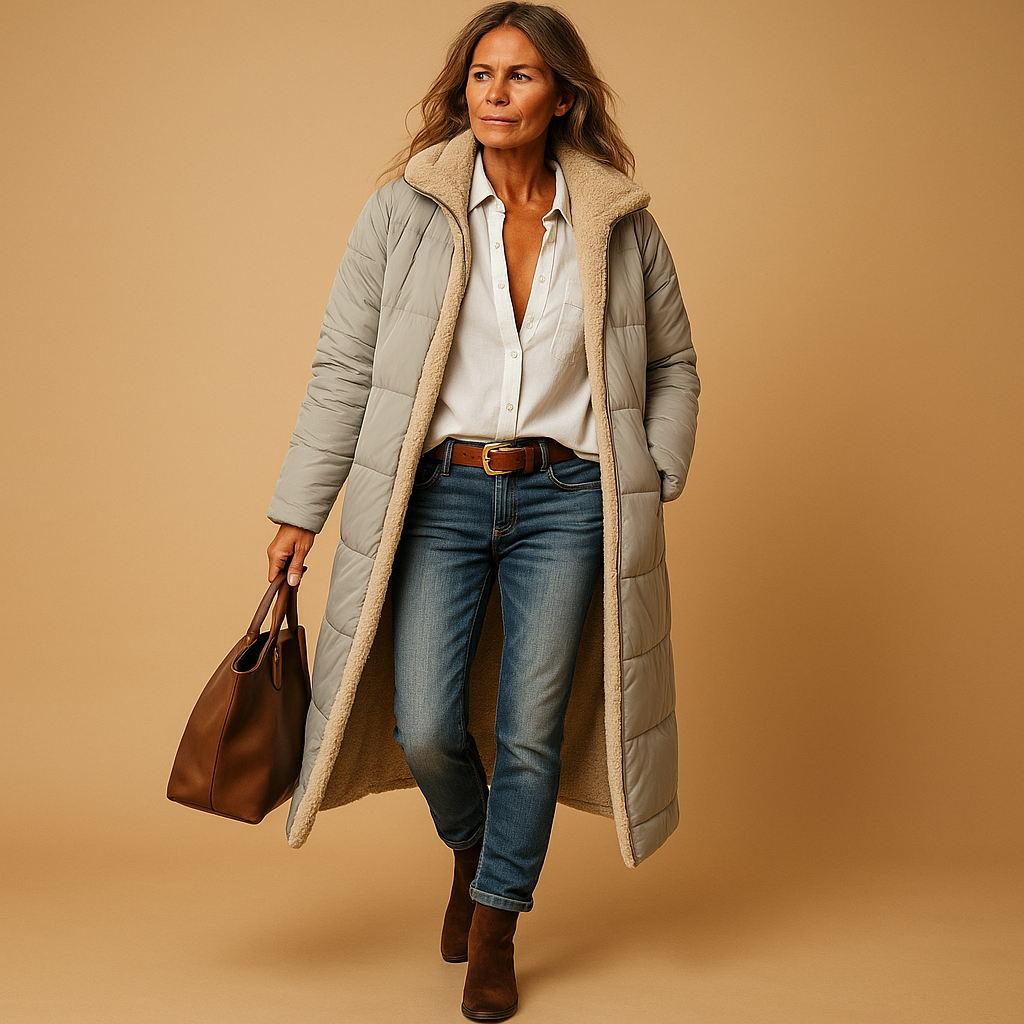 Manteau polaire femme long capuche noir hiver