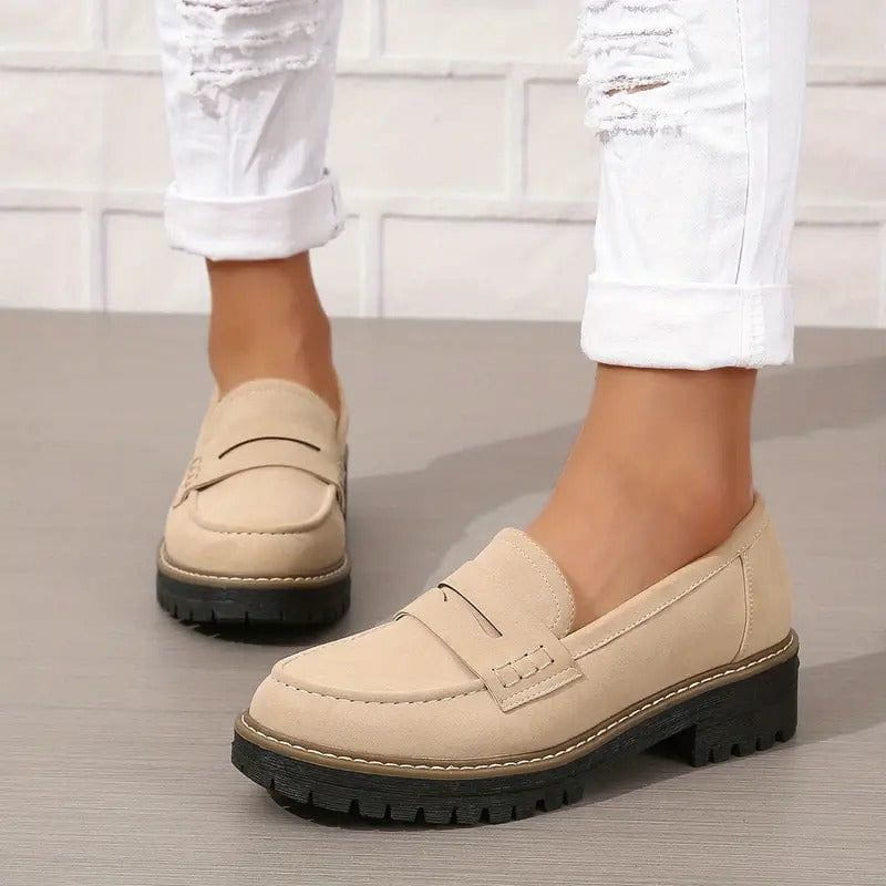 Mocassins Femmes Cuir Doux Élégants et Confort - LuxeStyle