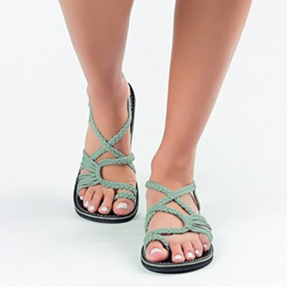Sandales Confortables Plates pour Femme