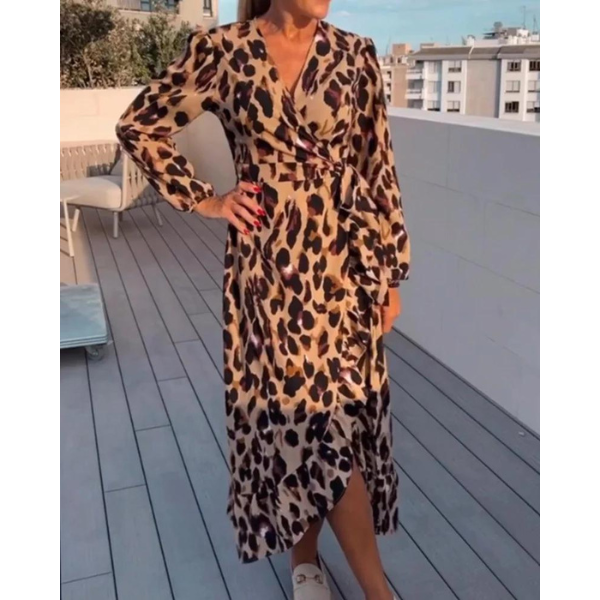 Robe Été Léopard Chic pour Femmes - LuxeStyle