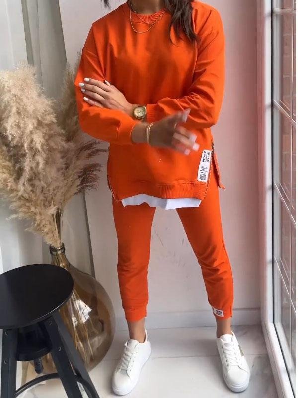 Vêtement décontracté femme - Ensemble jogging tendance pour un look détendu