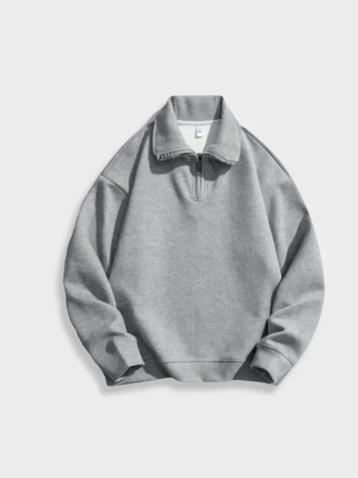 Pull Homme Décontracté à Fermeture Éclair