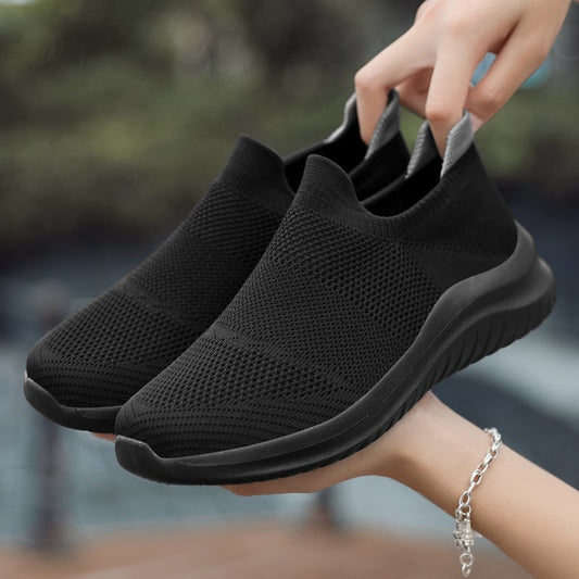 Baskets Homme Noir Respirant Sport - LuxeStyle