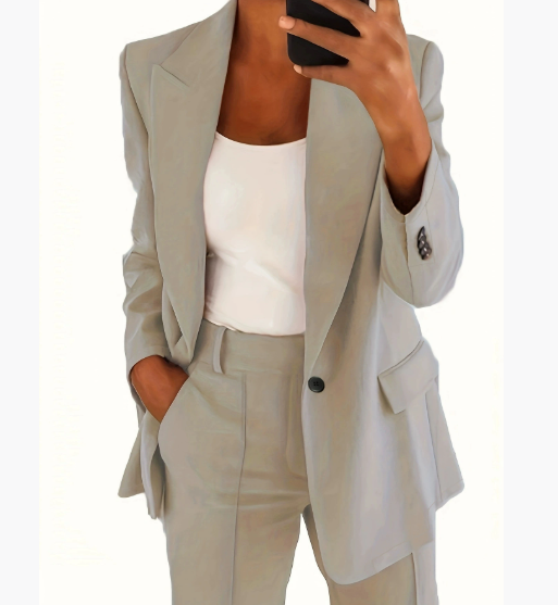 Costume Femme Décontracté Chic