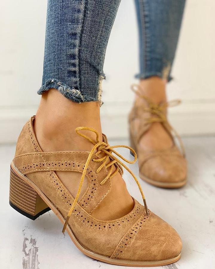 Chaussures Femmes Élégantes - Escarpins Classiques en Cuir avec Semelle Douce & Style Rétro Chic - LuxeStyle