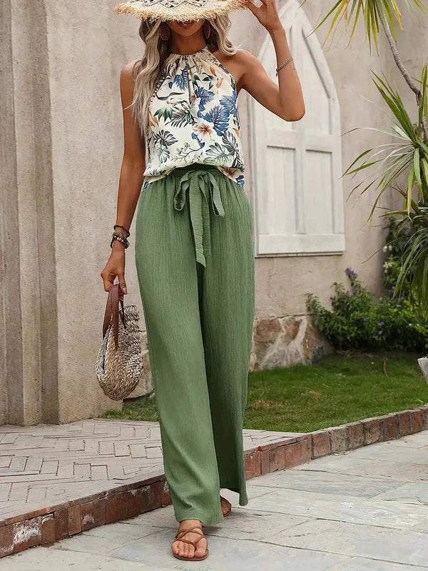 Pantalon Décontracté Élastique pour Femme | Parfait pour l'Été