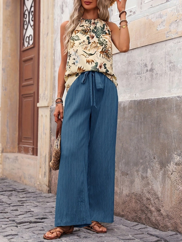 Pantalon Décontracté Élastique pour Femme | Parfait pour l'Été - LuxeStyle