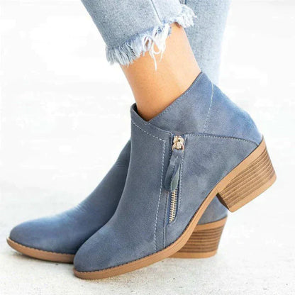 Bottes Femmes Confort Cuir - Soutien Orthopédique & Posture Idéale
