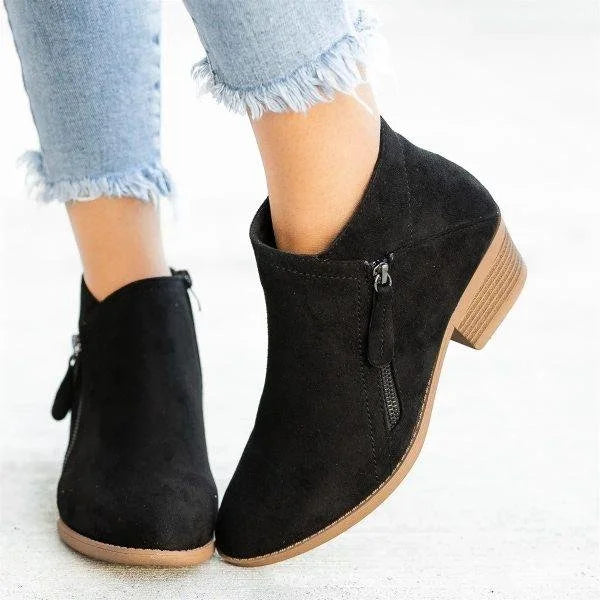 Bottes Femmes Confort Cuir - Soutien Orthopédique & Posture Idéale - LuxeStyle