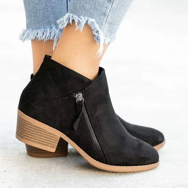 Bottes Femmes Confort Cuir - Soutien Orthopédique & Posture Idéale