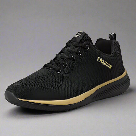 Baskets Homme Respirantes Noires - LuxeStyle