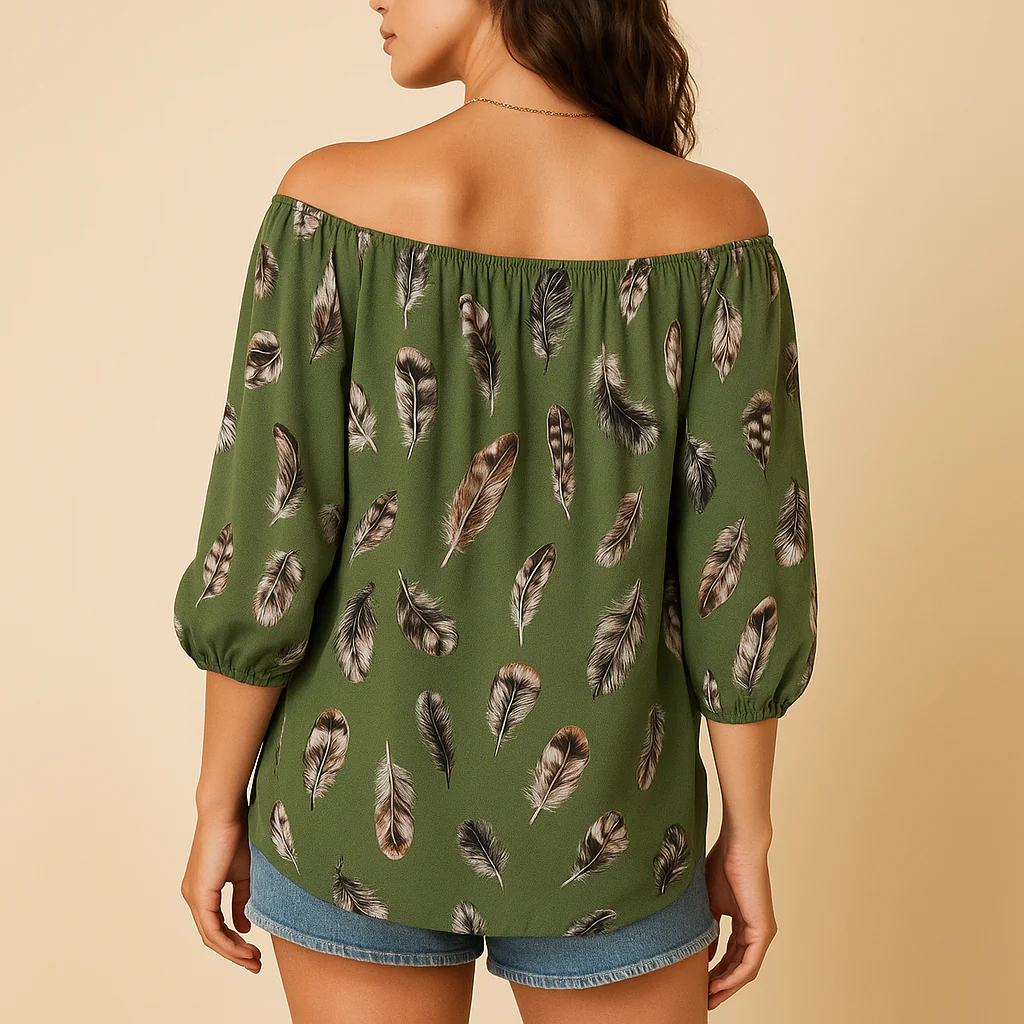 Blouse Été Legère à Fleurs pour Femme