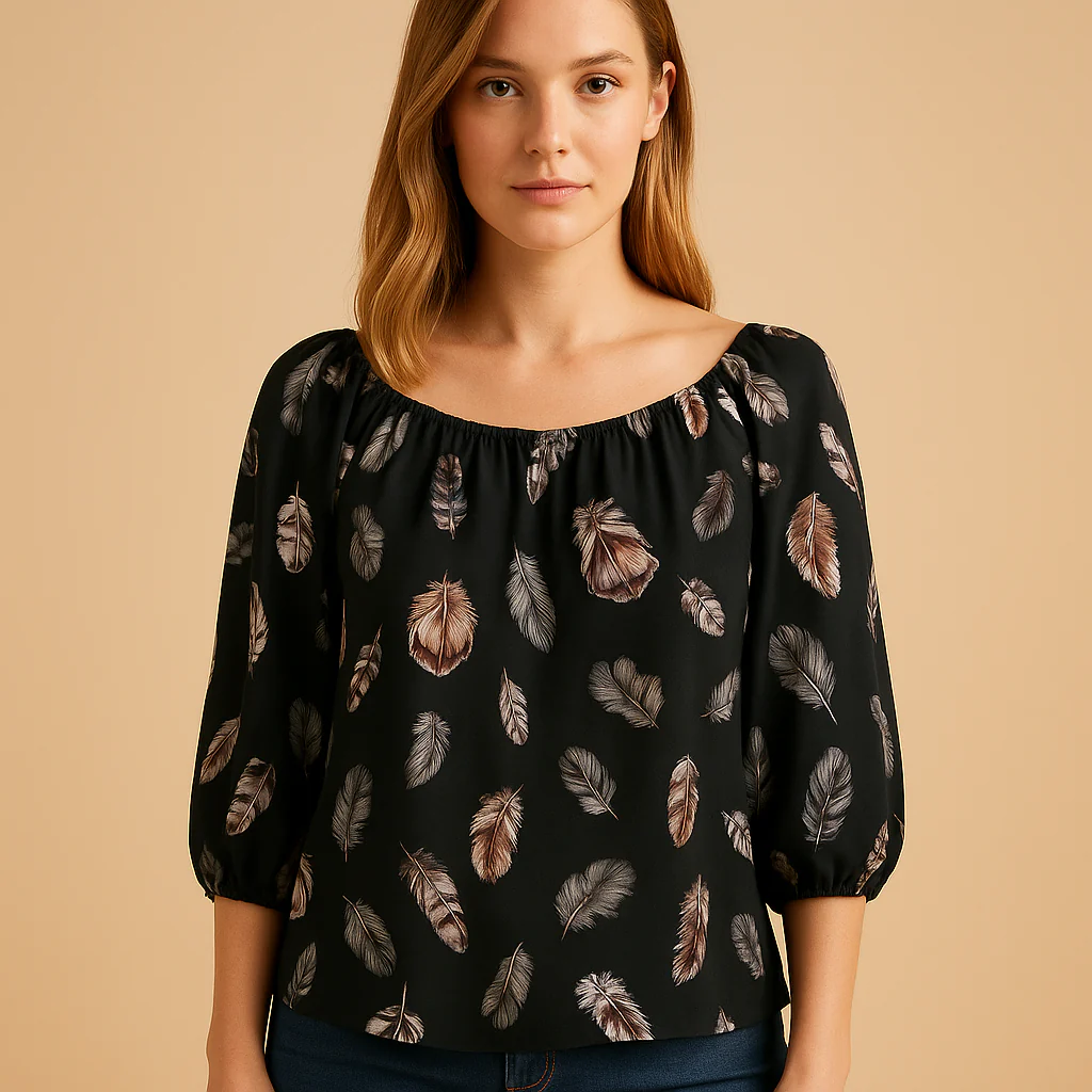 Blouse Été Legère à Fleurs pour Femme